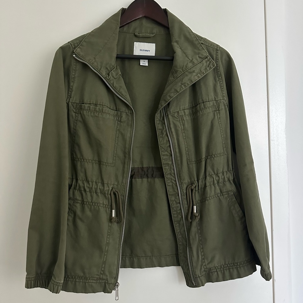 Military Green Old Navy Utility Jacket